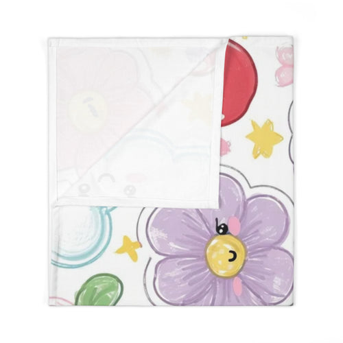 Custom Baby Swaddle Blanket – Personalized Newborn Gift 30x40