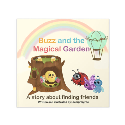 Buzz and the Magical Garden — Premium Hardcover Kids Story Book