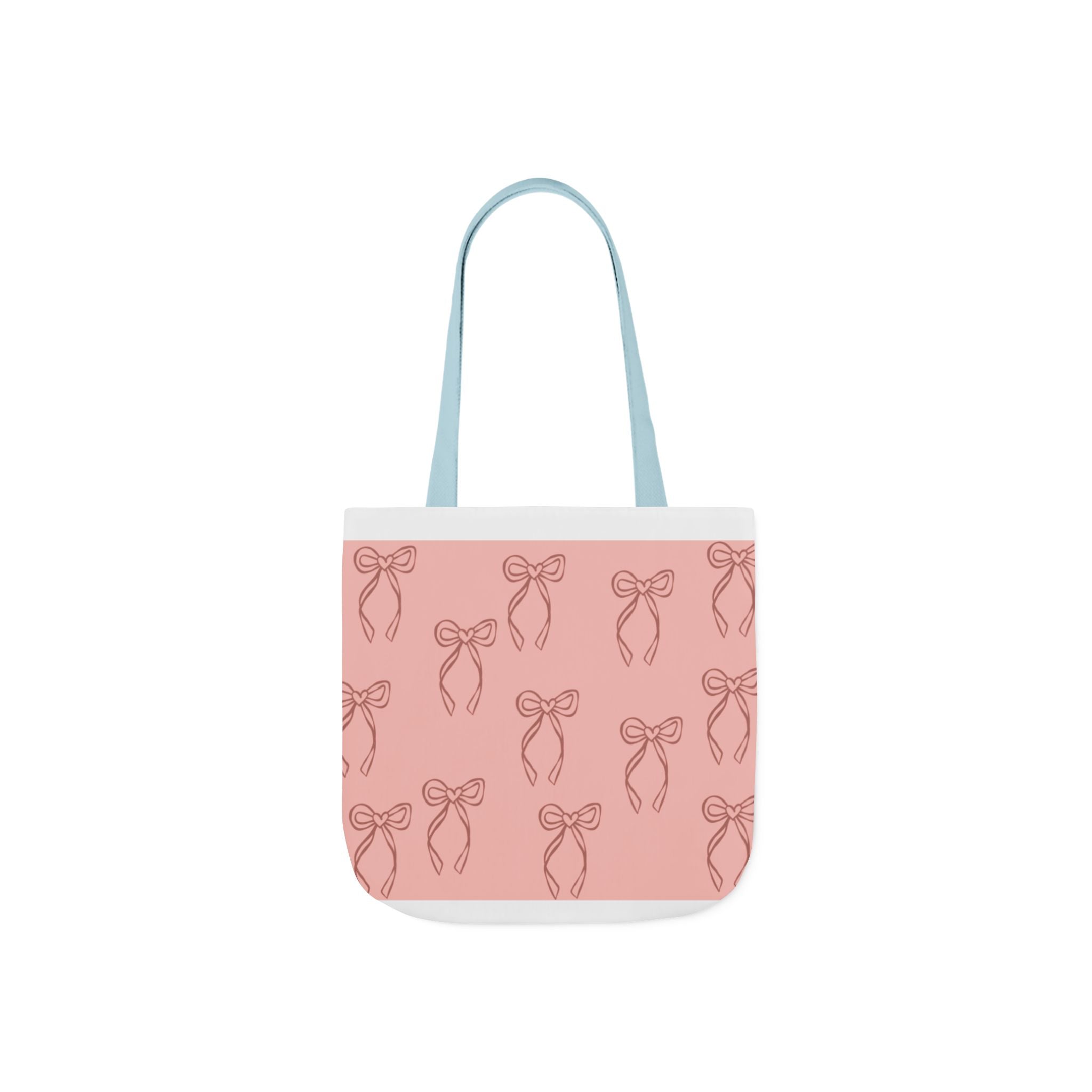Canvas Tote Bag with 5 Strap Colors – Custom All-Over Print, 3 Sizes