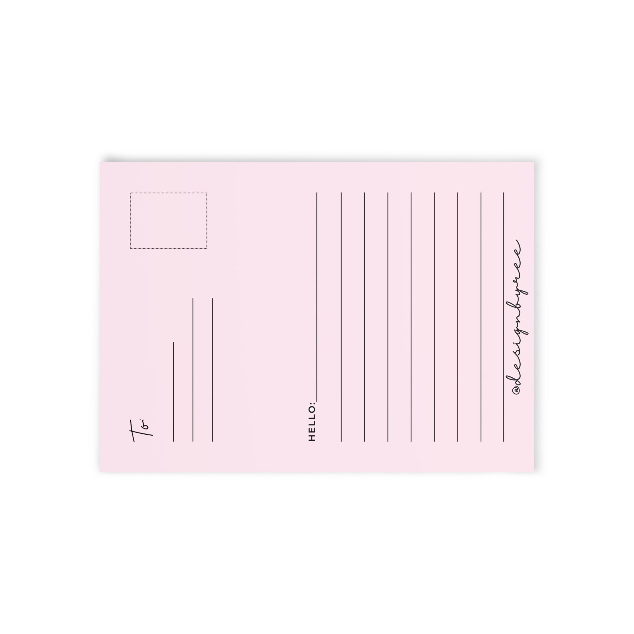Custom Doodle Postcard by Designbyree ✨