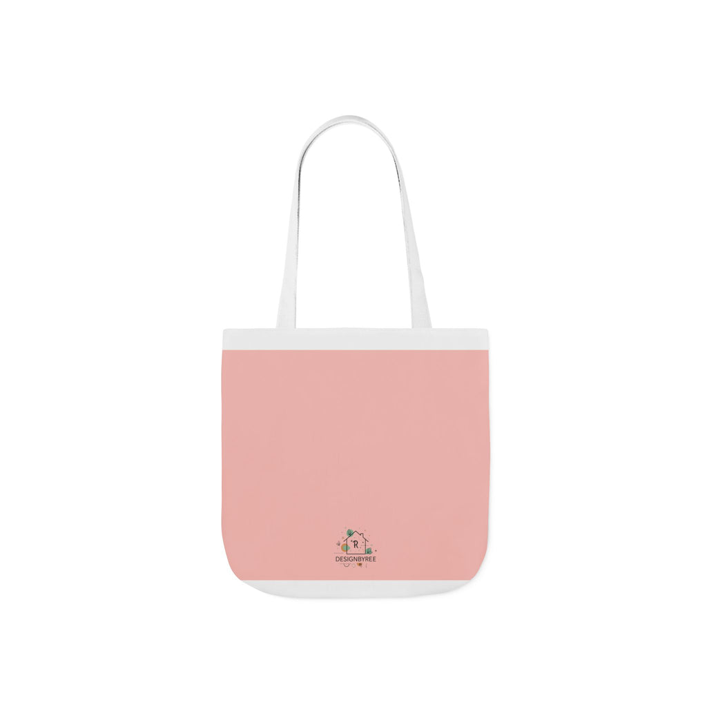 Canvas Tote Bag with 5 Strap Colors – Custom All-Over Print, 3 Sizes