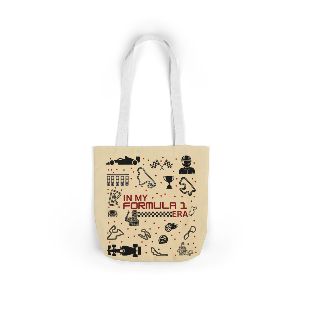 Canvas Tote Bag with 5 Strap Colors – Custom All-Over Print