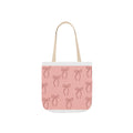 Canvas Tote Bag with 5 Strap Colors – Custom All-Over Print, 3 Sizes