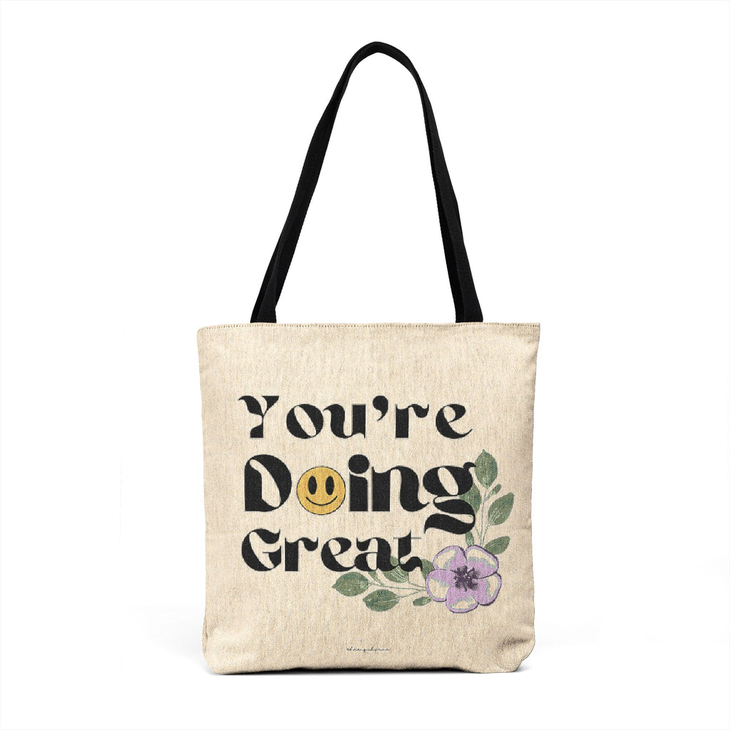 Custom Woven Tote Bag – Stylish Everyday Shoulder Bag with Design