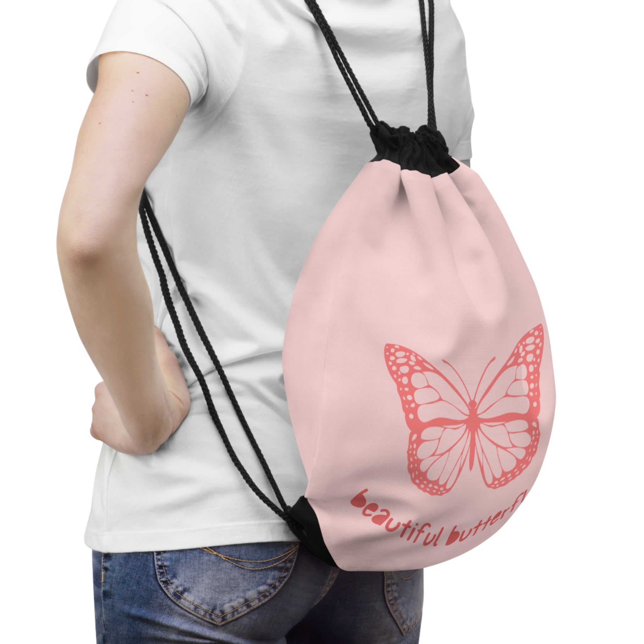 Custom Printed Drawstring Bag – Lightweight Gym & Beach Bag