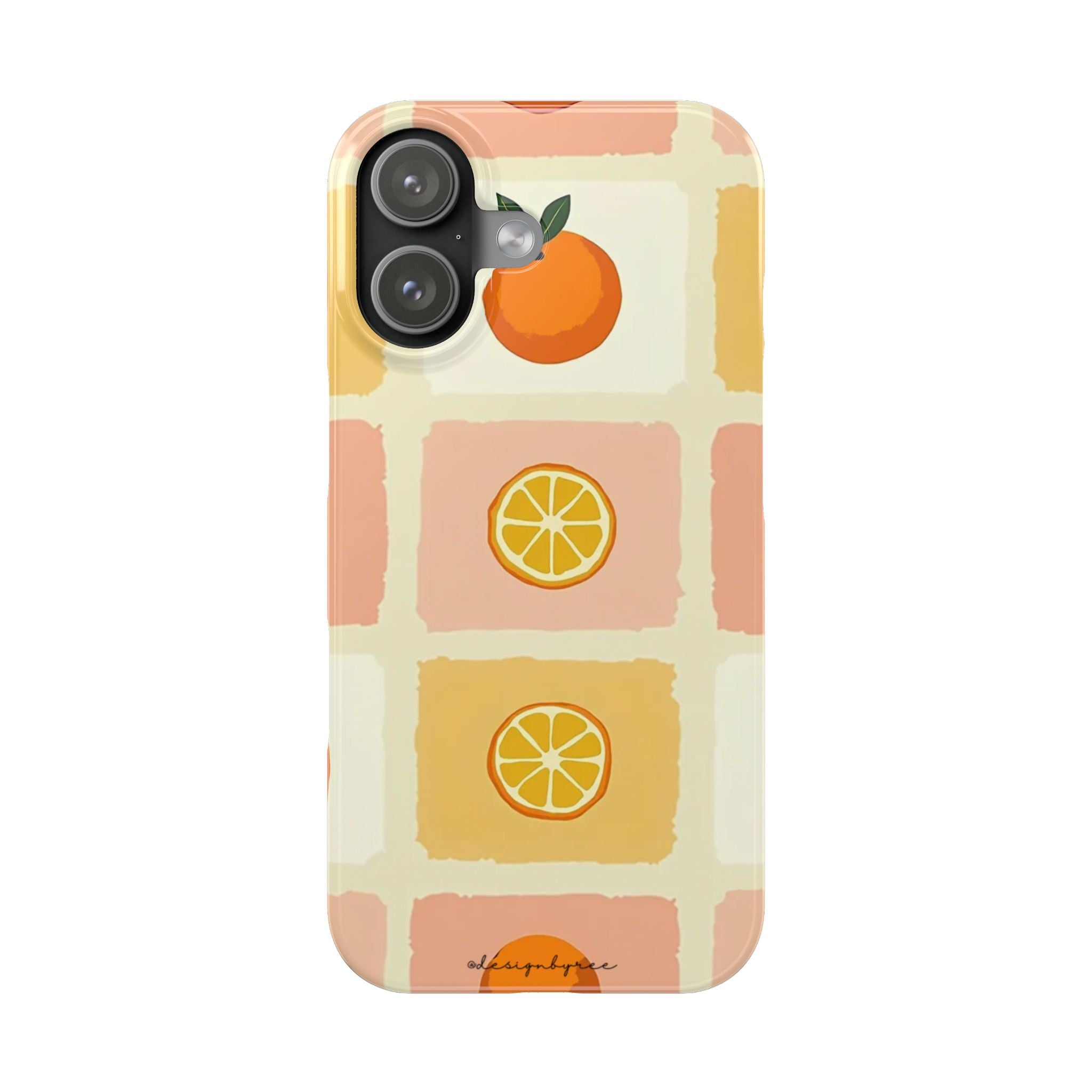 Custom Slim iPhone Case – Personalized Glossy Phone Cover