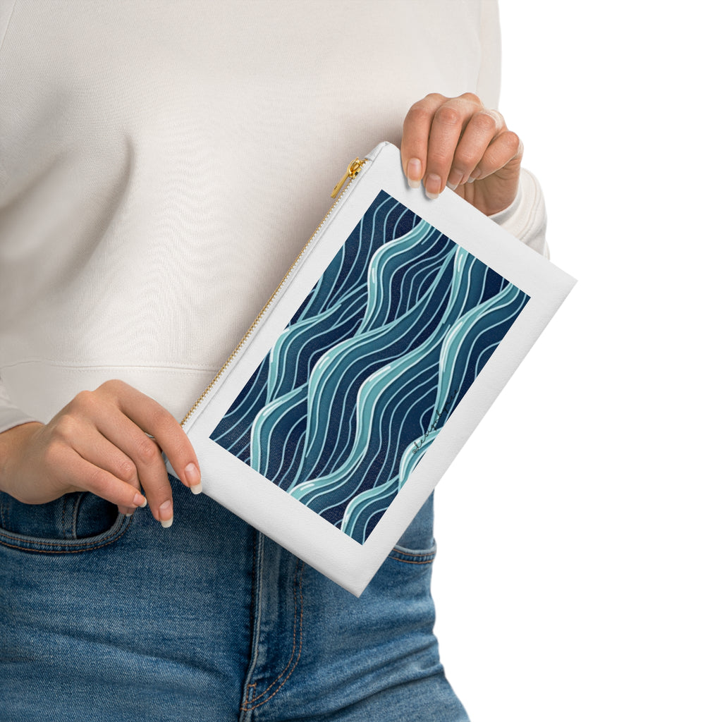 Custom Printed Cosmetic Bag – Personalized Cotton Canvas Makeup Pouch
