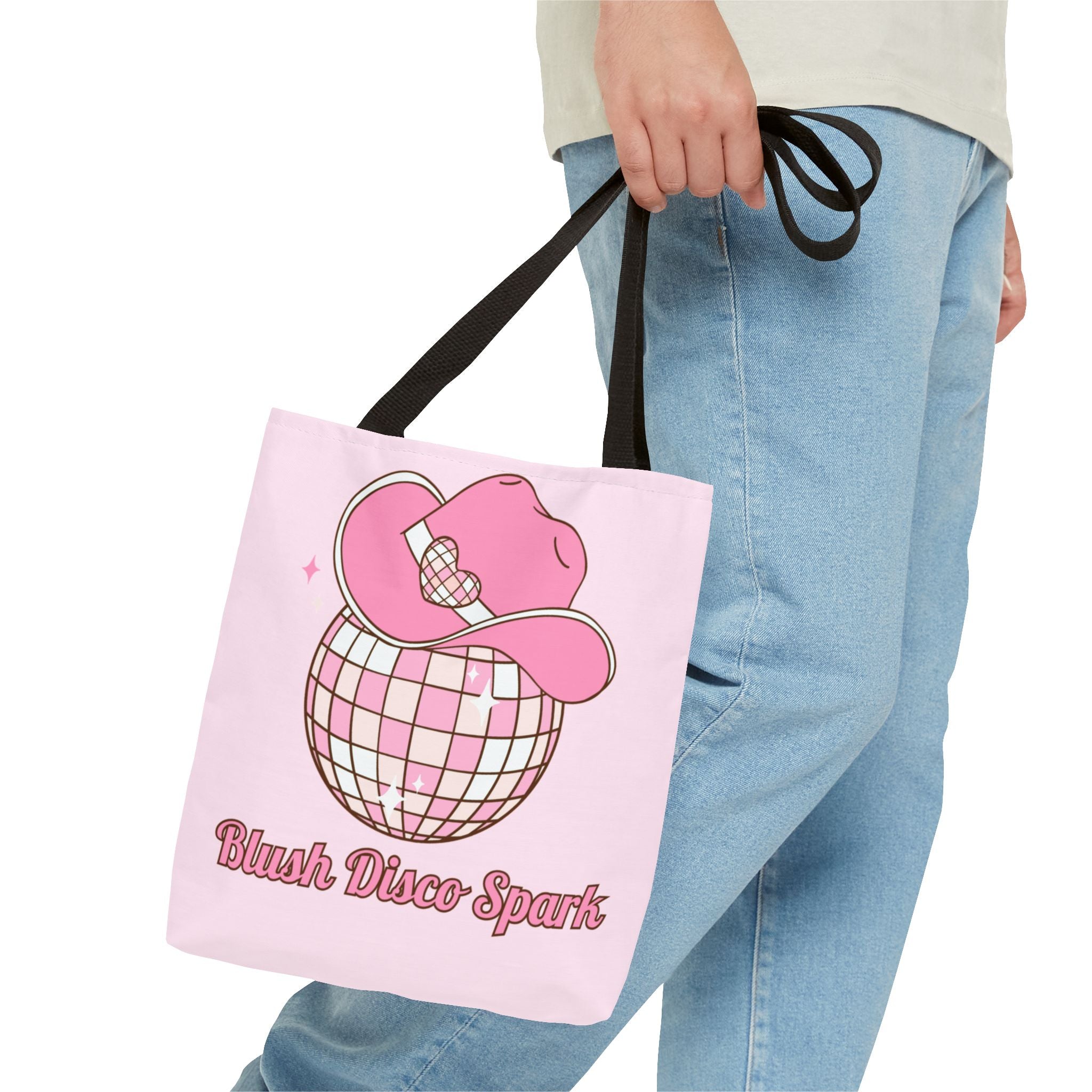 Custom Printed Tote Bag (AOP) – 3 Sizes, 5 Handle Colors, Dye Sublimation