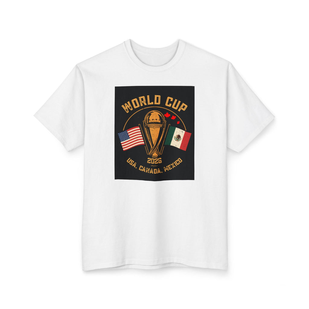 FIFA Oversized Drop-Length T-Shirt – Heavy Cotton Tall Fit Football Tee