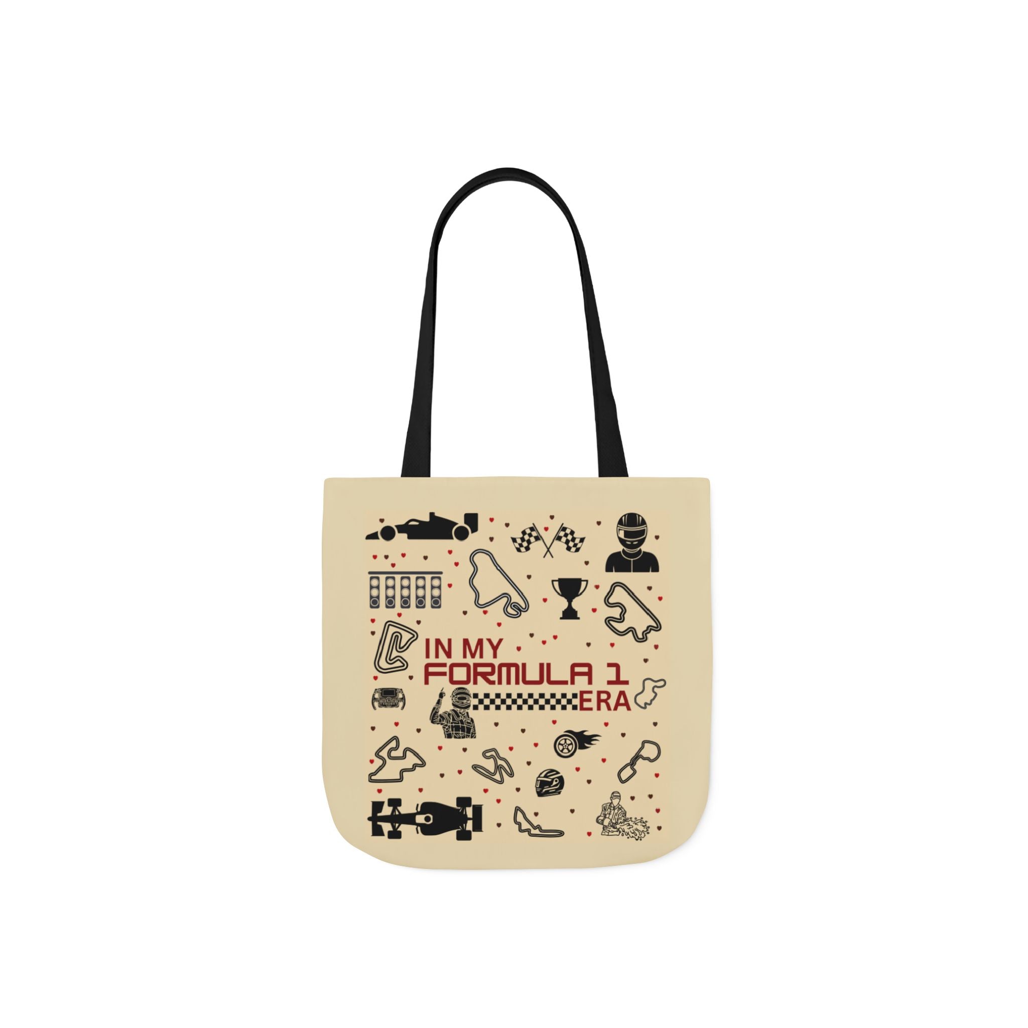 Canvas Tote Bag with 5 Strap Colors – Custom All-Over Print