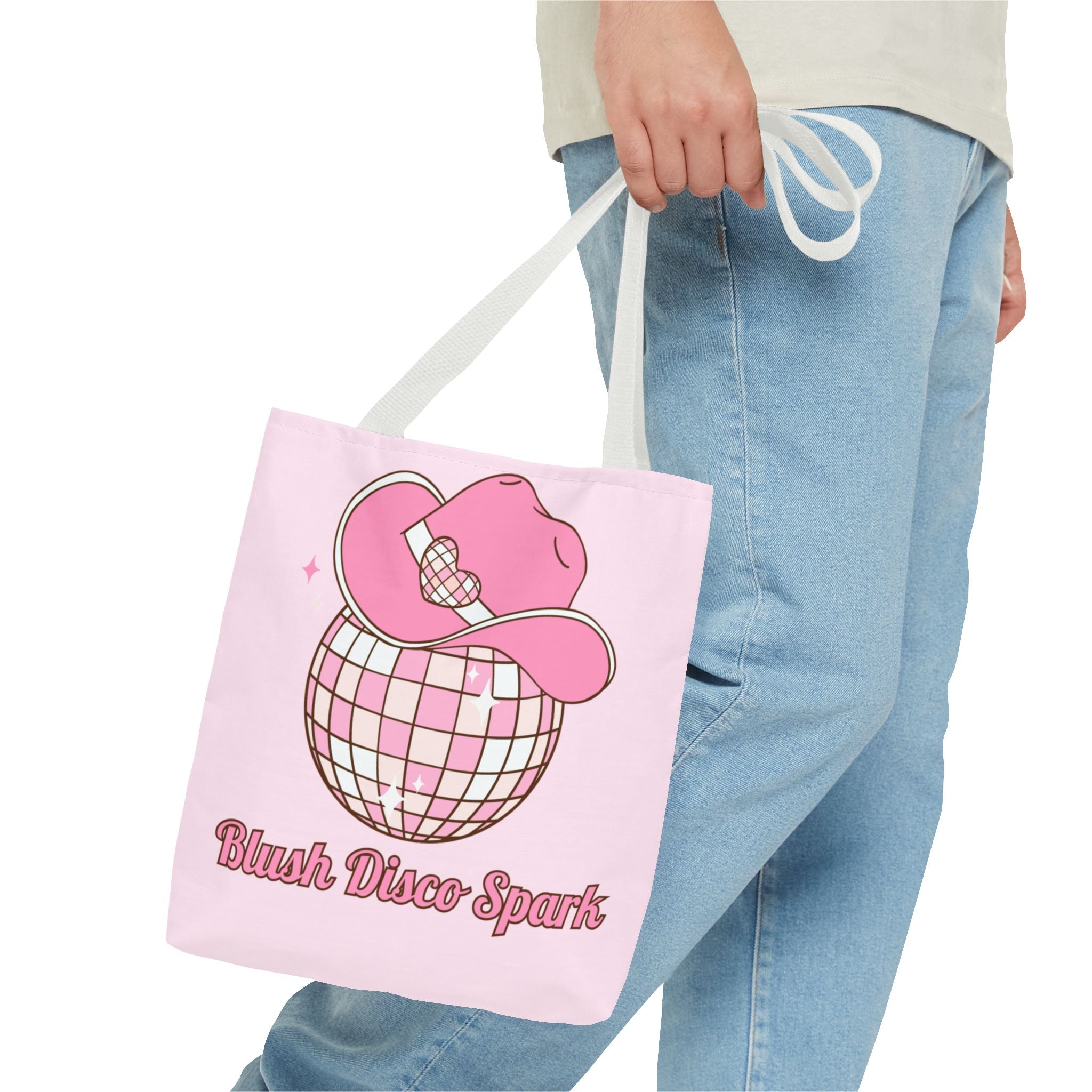 Custom Printed Tote Bag (AOP) – 3 Sizes, 5 Handle Colors, Dye Sublimation