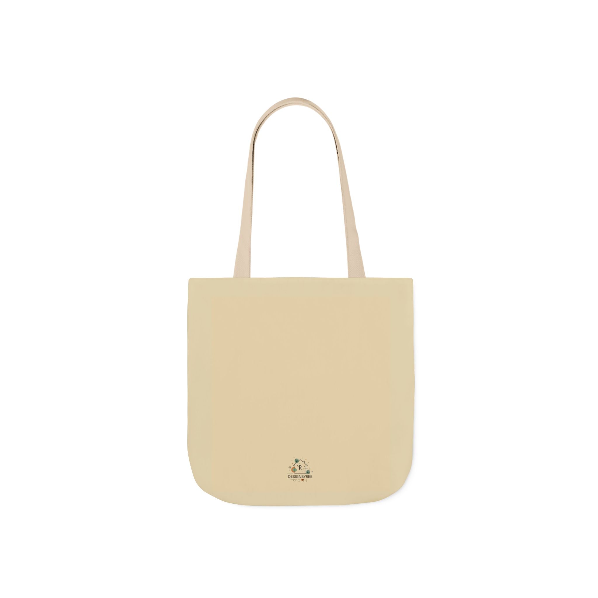 Canvas Tote Bag with 5 Strap Colors – Custom All-Over Print