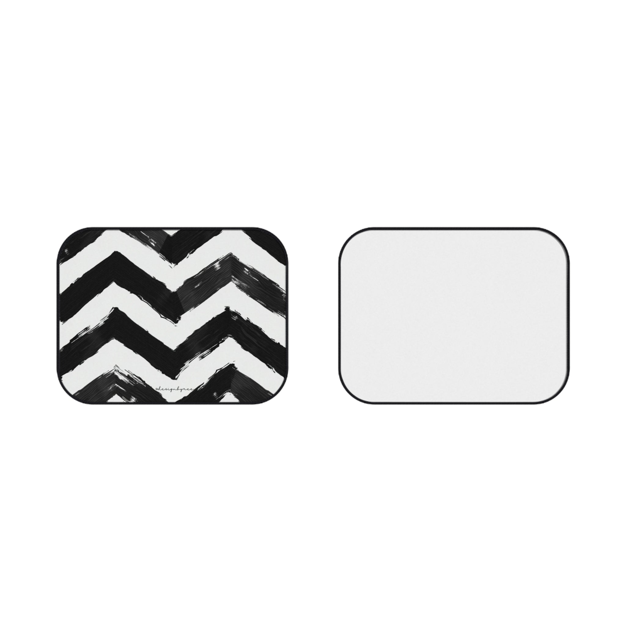 Custom Car Rear Floor Mats (2-Pack) – Personalized Non-Slip Car Mats