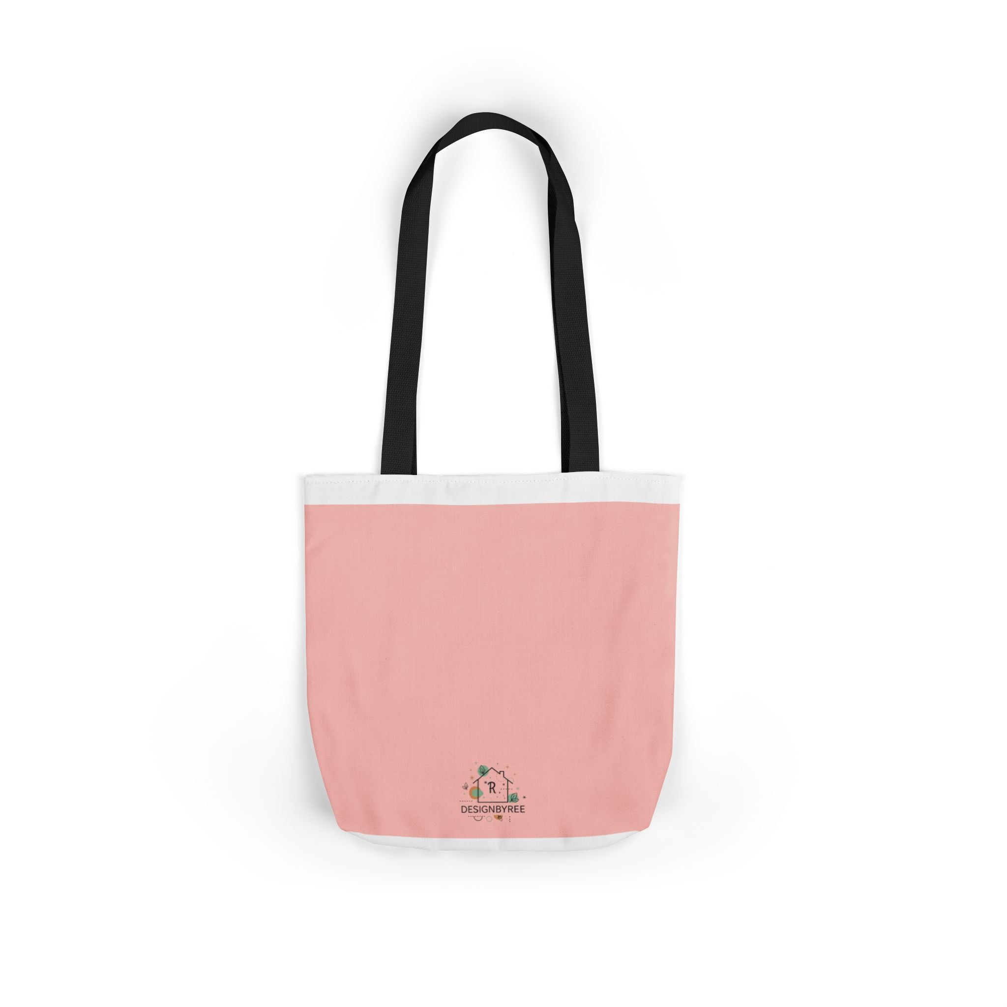 Canvas Tote Bag with 5 Strap Colors – Custom All-Over Print, 3 Sizes