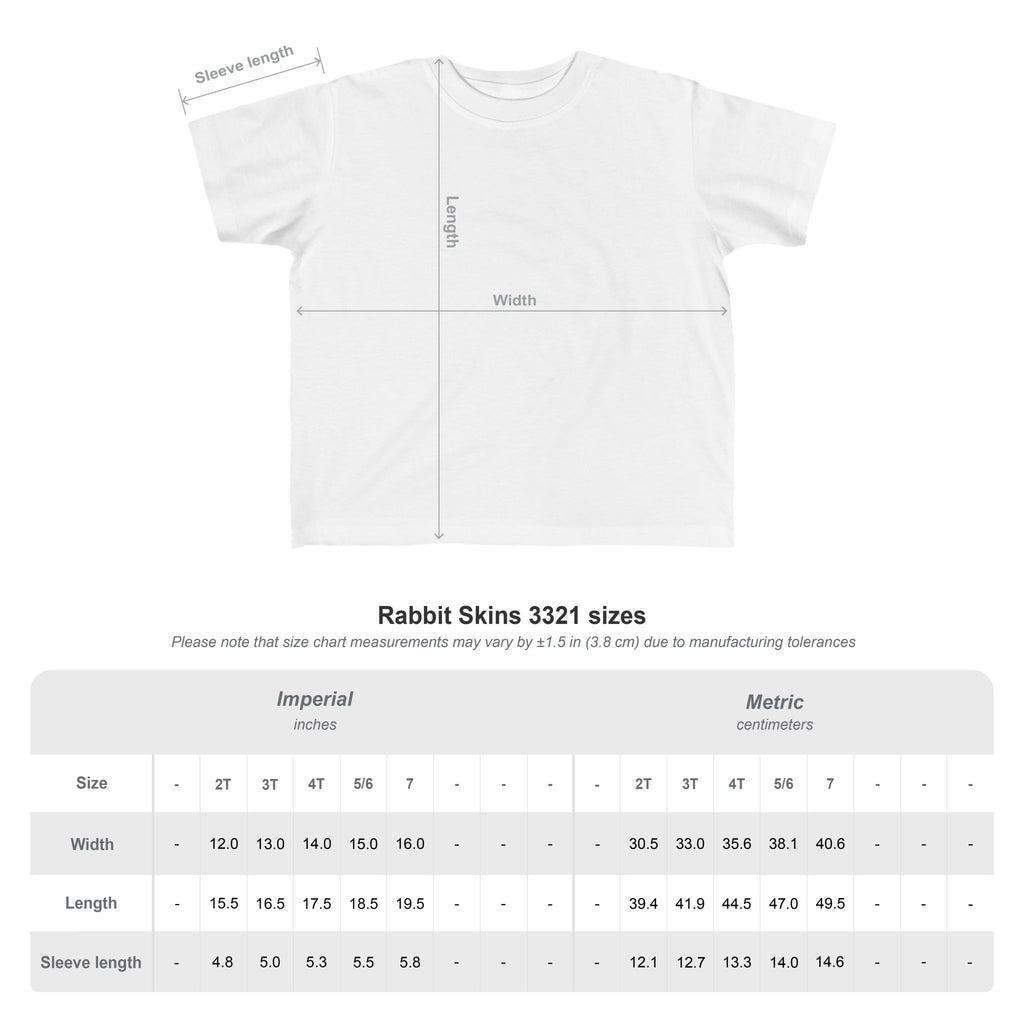 Custom Toddler Fine Jersey Tee – Personalized Kids T-Shirt