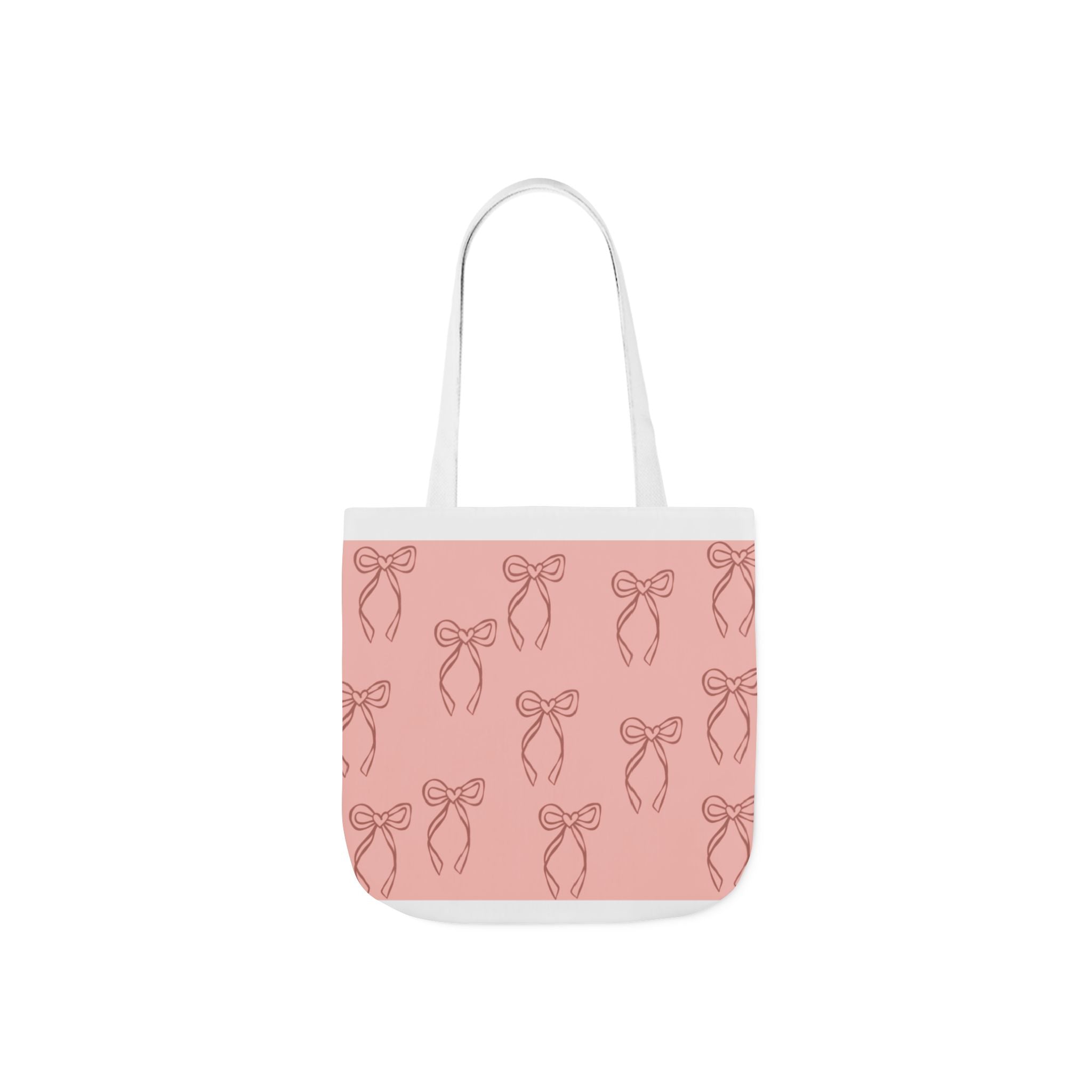 Canvas Tote Bag with 5 Strap Colors – Custom All-Over Print, 3 Sizes