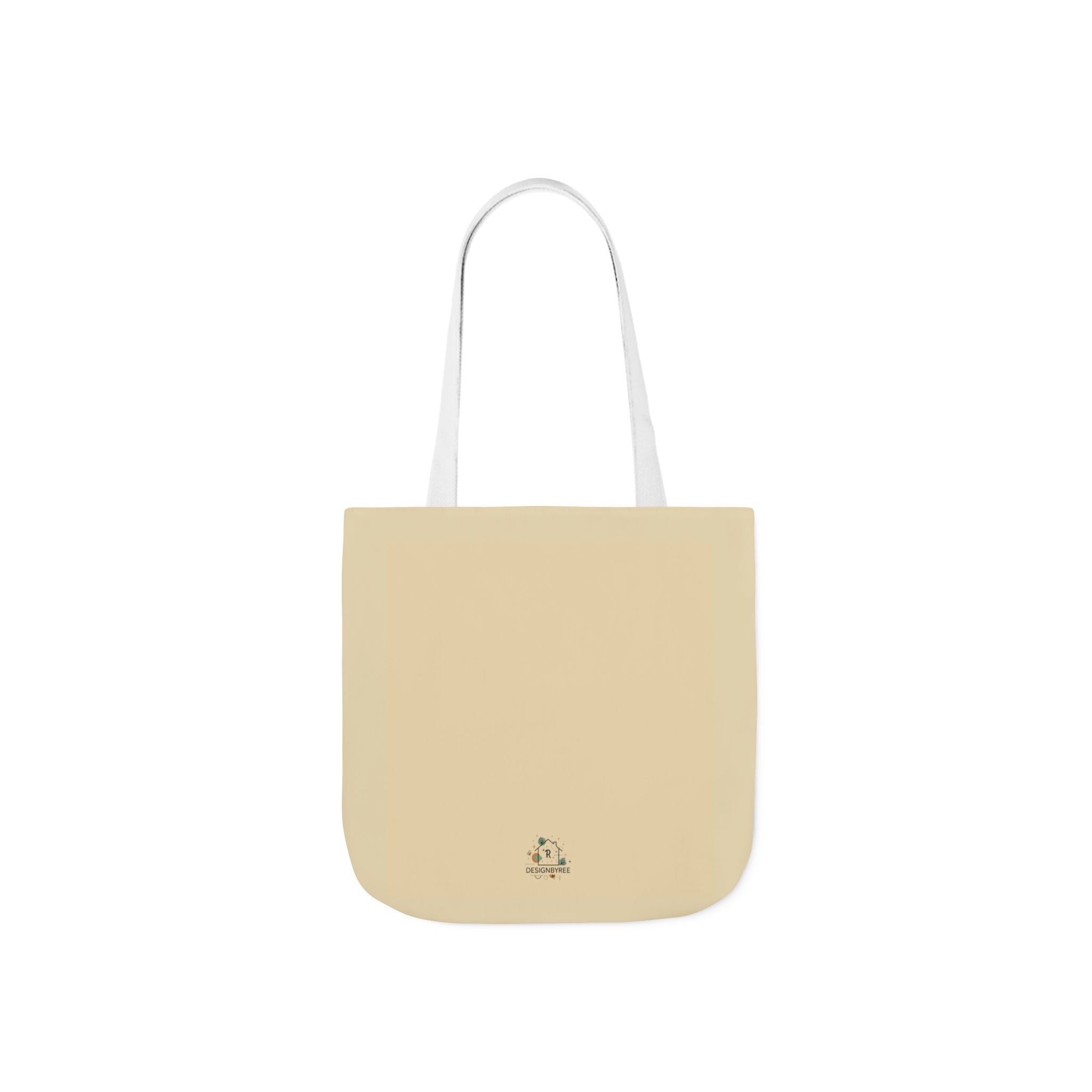 Canvas Tote Bag with 5 Strap Colors – Custom All-Over Print