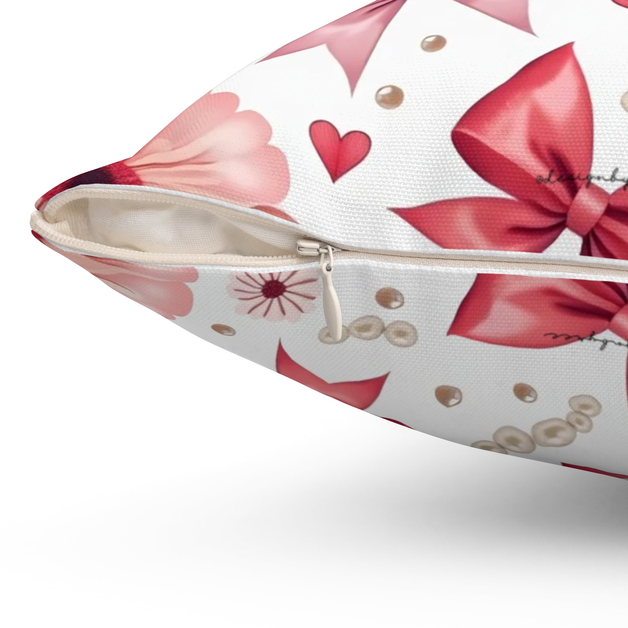 Custom Printed Spun Polyester Square Pillow – Personalized Home Decor Gift