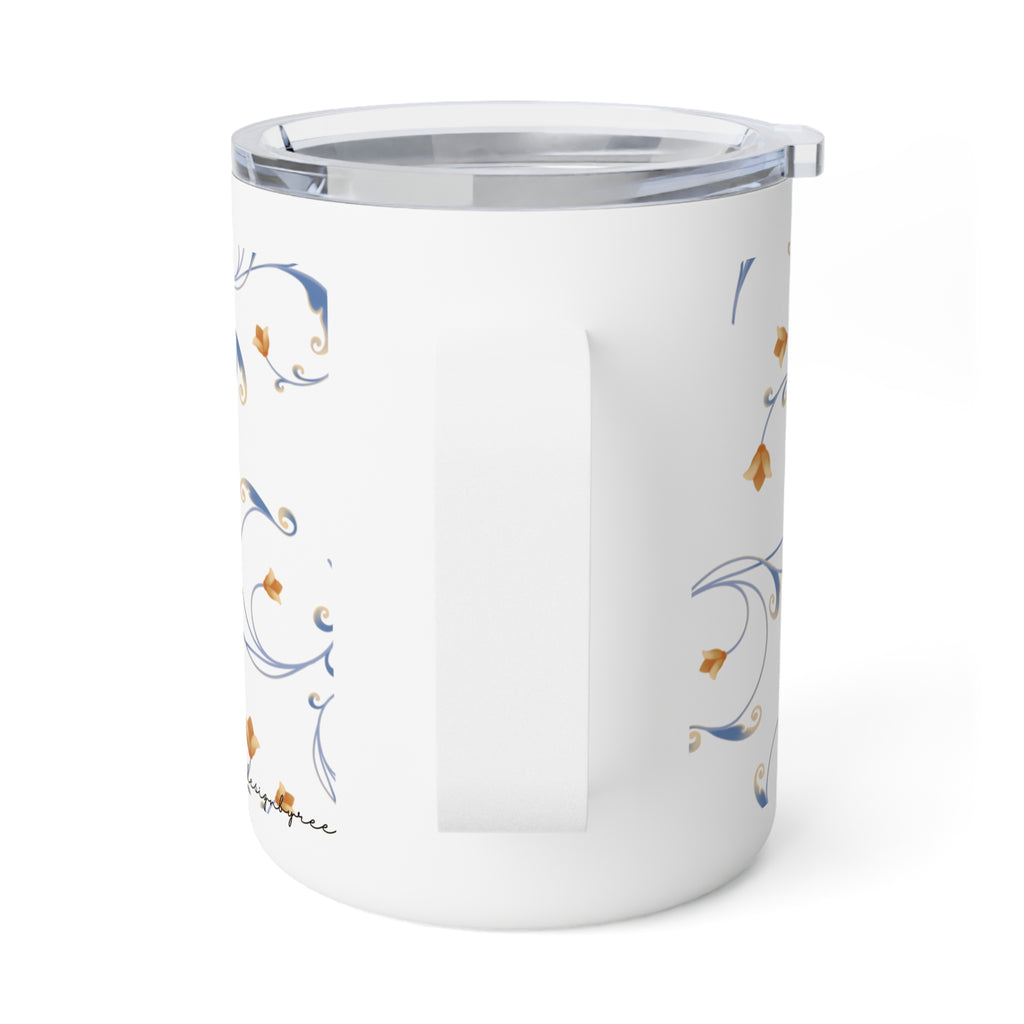 Custom Printed Insulated Travel Mug 10oz – Stainless Steel with Lid