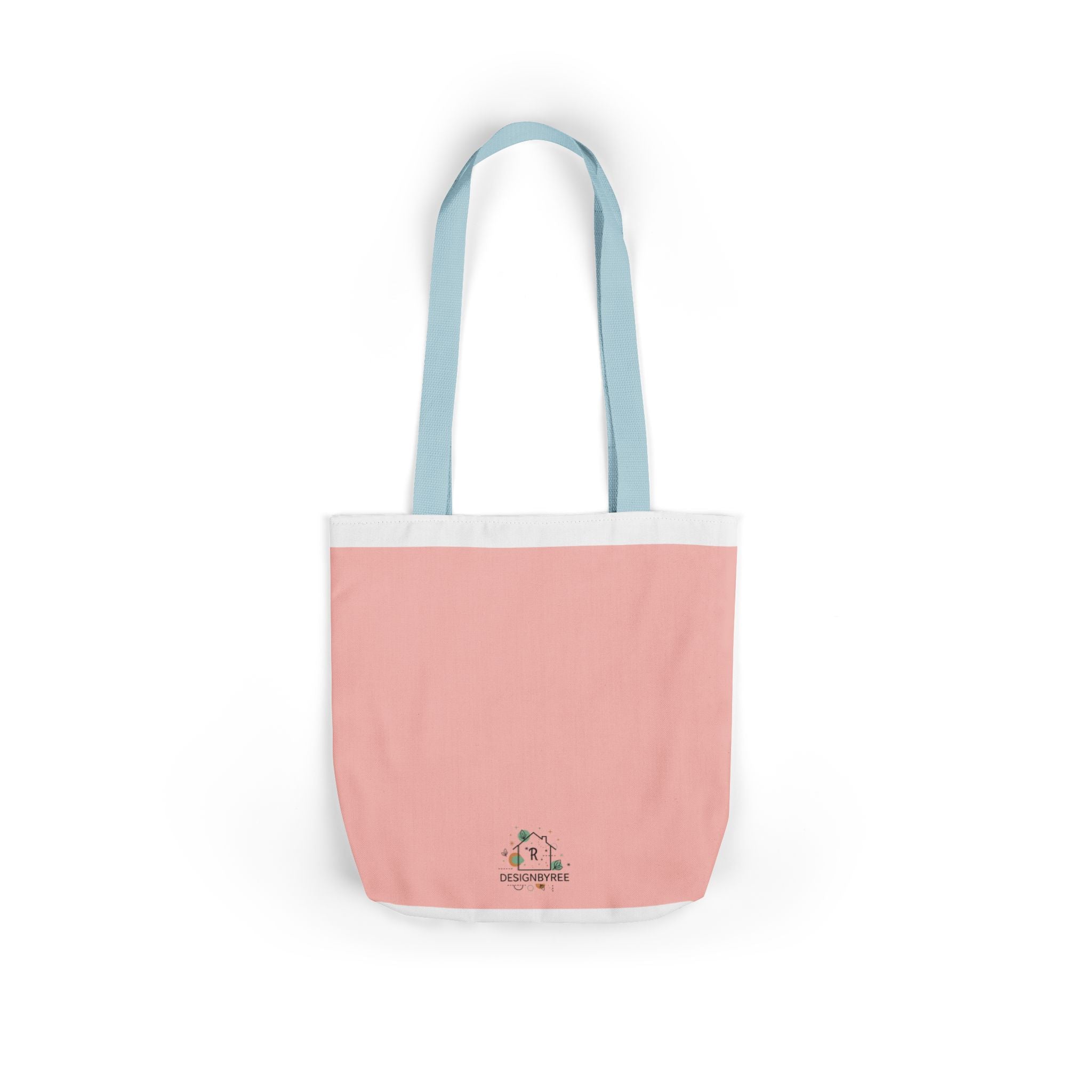 Canvas Tote Bag with 5 Strap Colors – Custom All-Over Print, 3 Sizes