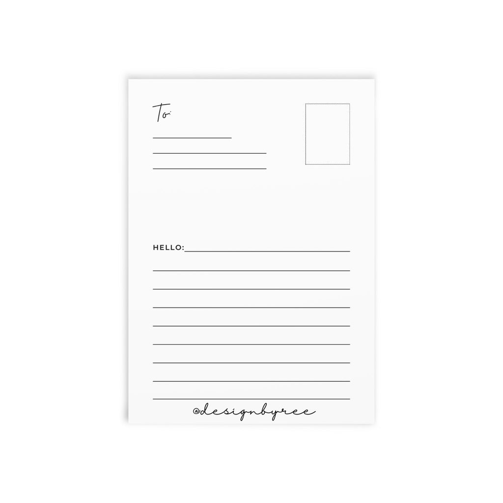 Custom Doodle Postcard by Designbyree ✨