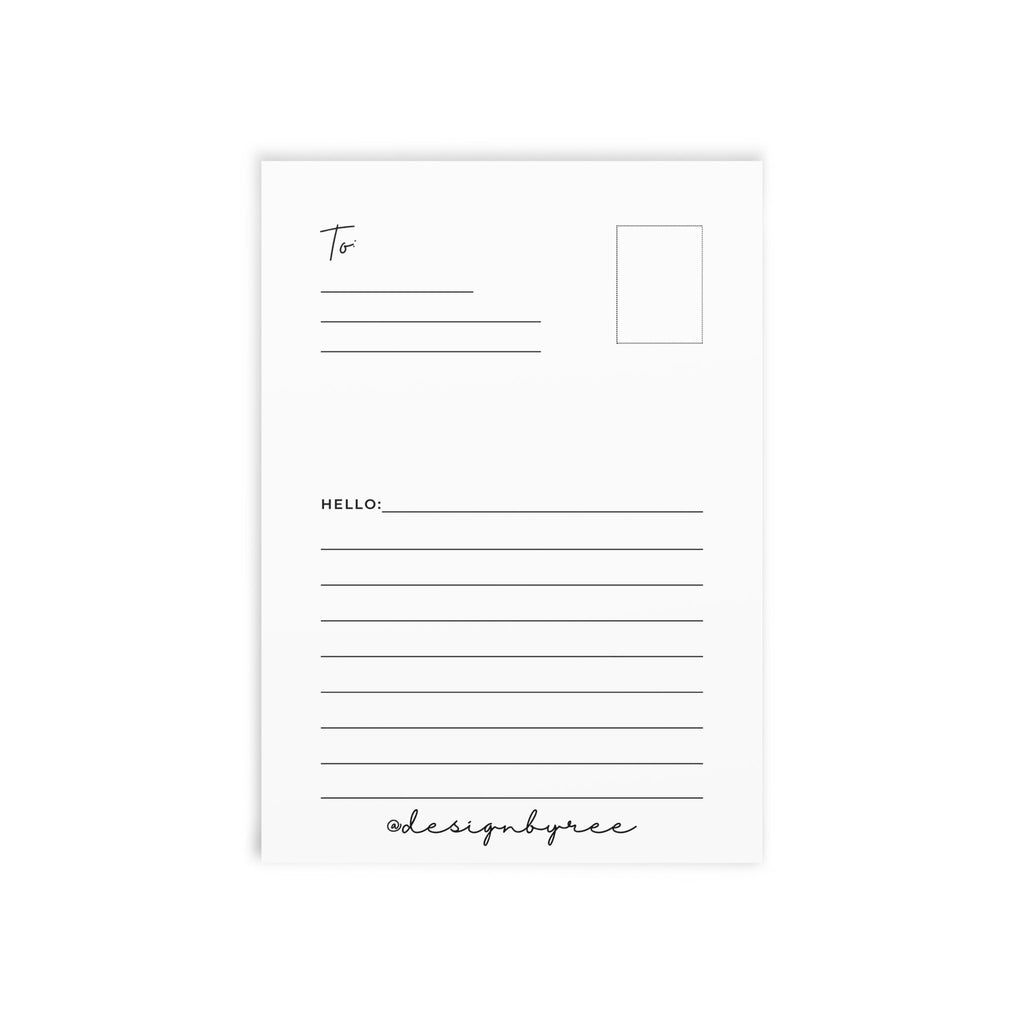 Custom Doodle Postcard by Designbyree ✨