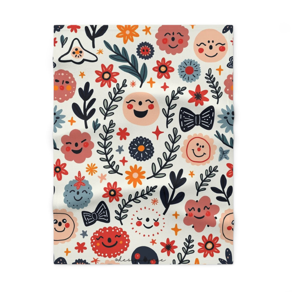 Custom Soft Fleece Baby Blanket – Personalized Newborn Gift 30x40