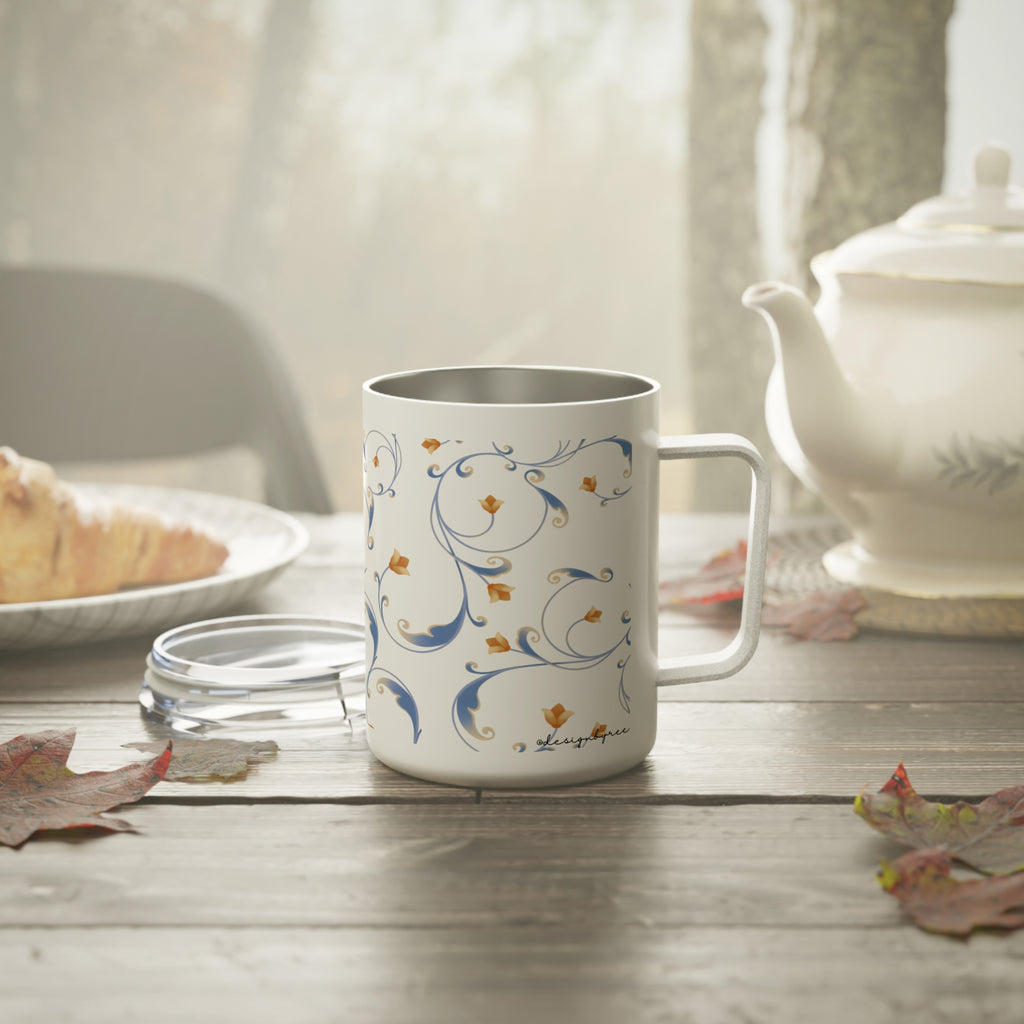 Custom Printed Insulated Travel Mug 10oz – Stainless Steel with Lid
