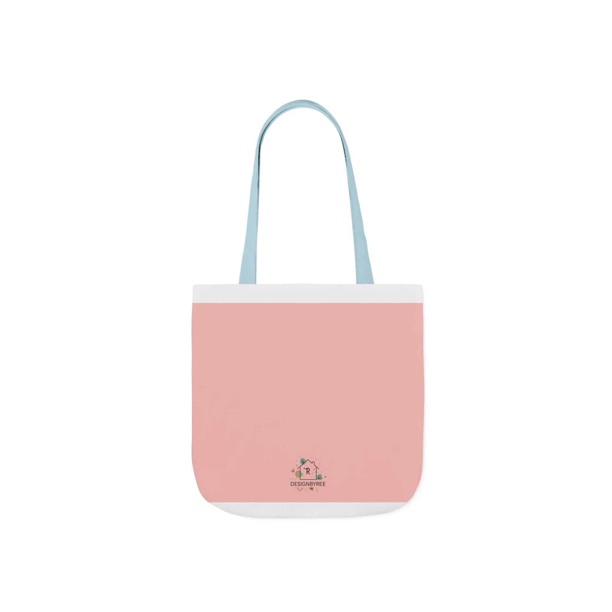 Canvas Tote Bag with 5 Strap Colors – Custom All-Over Print, 3 Sizes